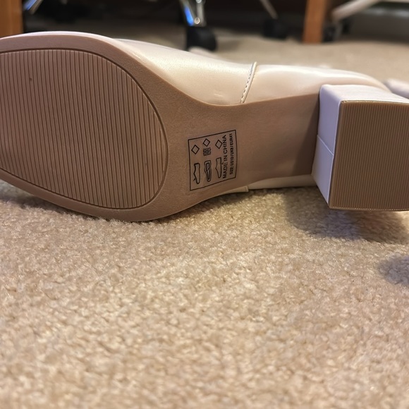 Cream Knee High Boots - Picture 3 of 5